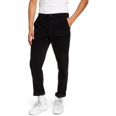 Saturdays Nyc Corduroy Cargo Pants, Black