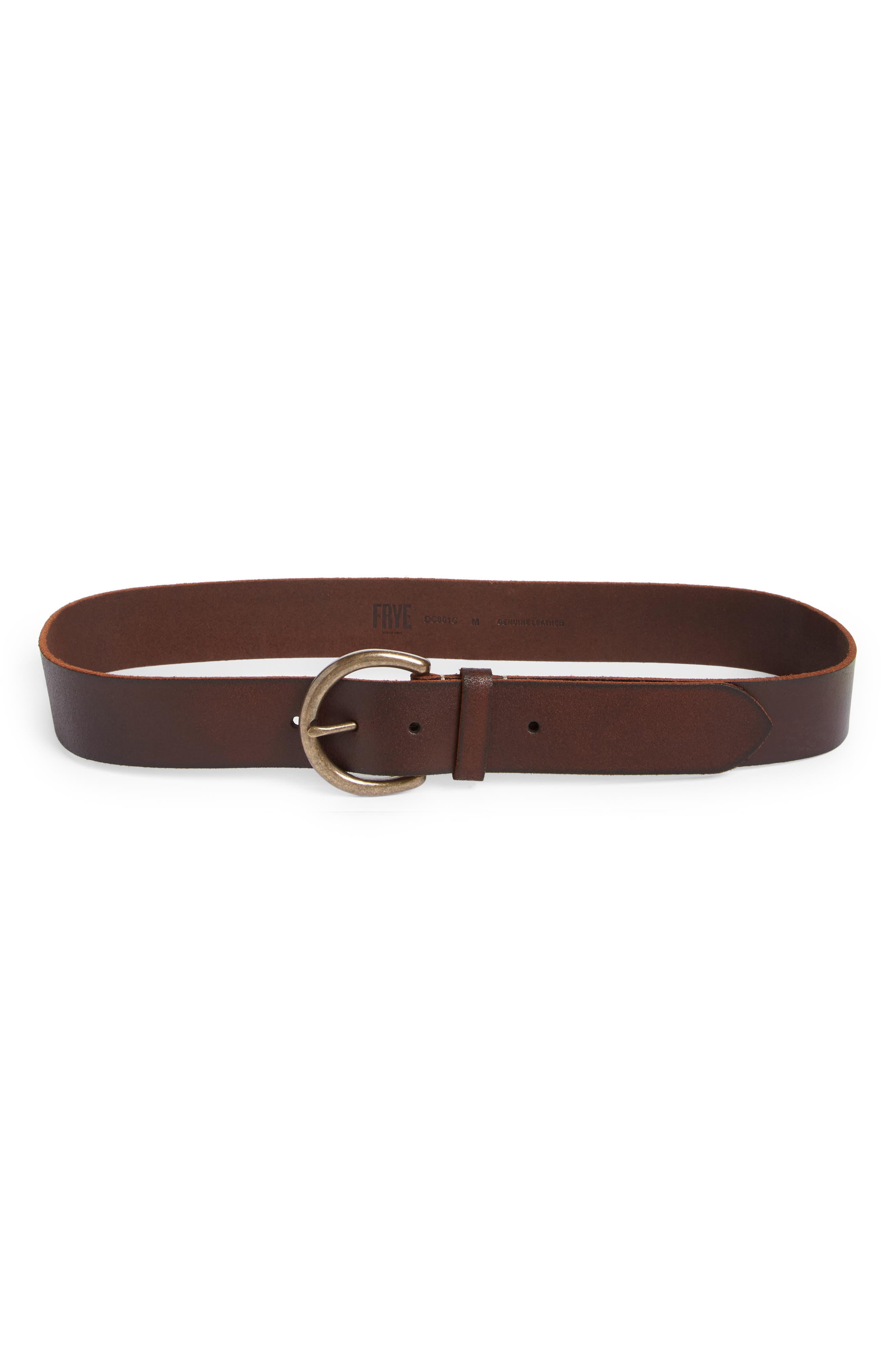 frye leather belt
