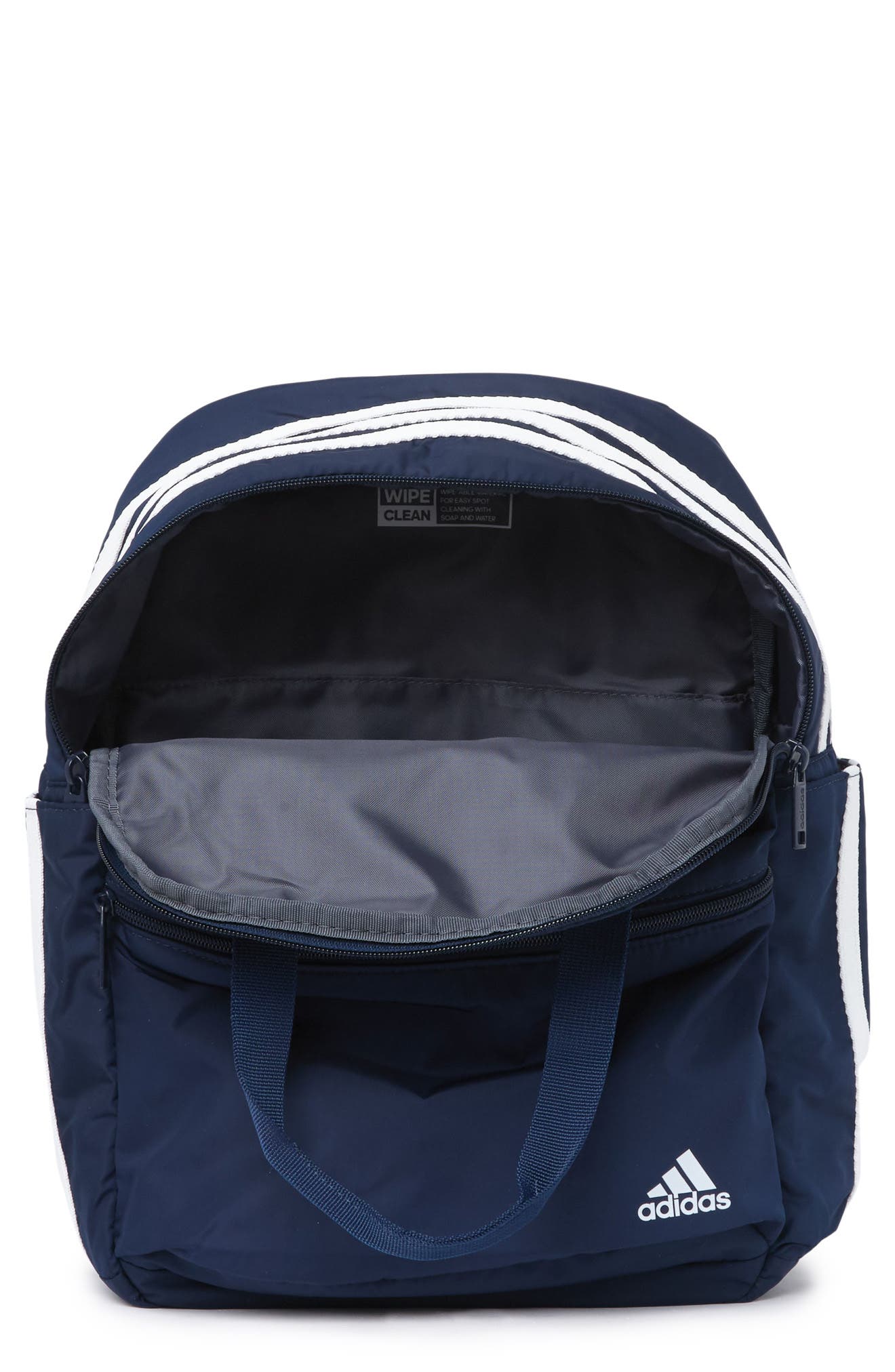 Adidas Originals Essentials Nylon Top Handle Backpack In Navy