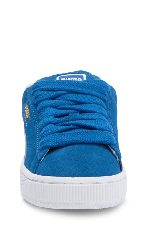 Shop Puma Kids' Suede Xl Sneaker In  Team Royal- White