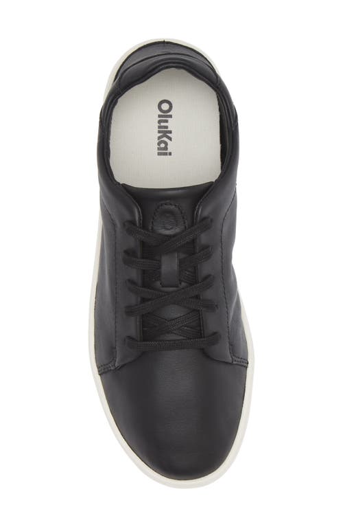 Olukai Pehuea Li 'ili Convertible Sneaker In Black/black