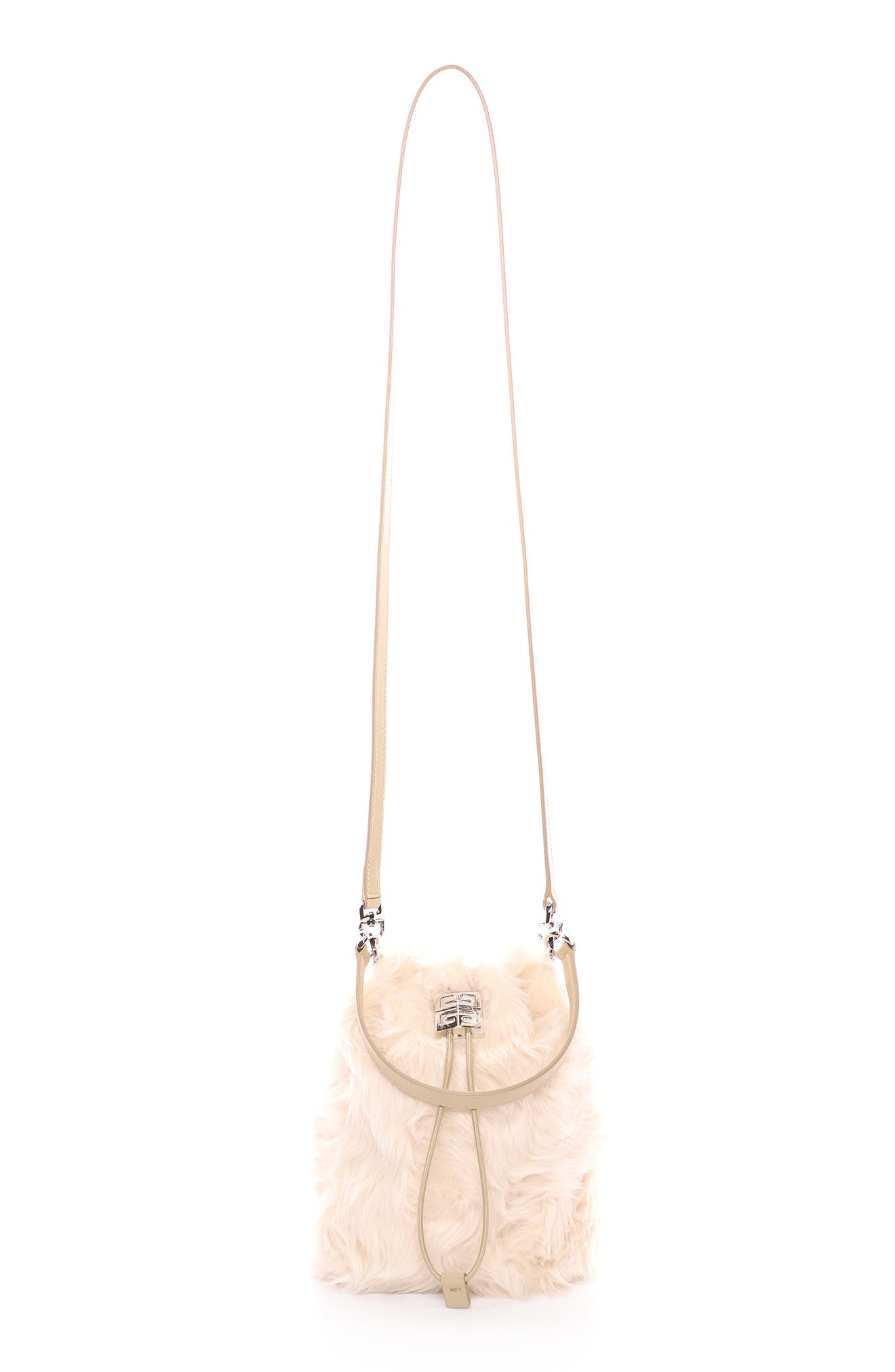 fur bucket bag
