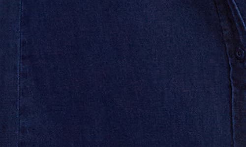 WASH LAB DENIM WASH LAB DENIM MENDOCINO COTTON & LINEN DENIM SHIRTDRESS