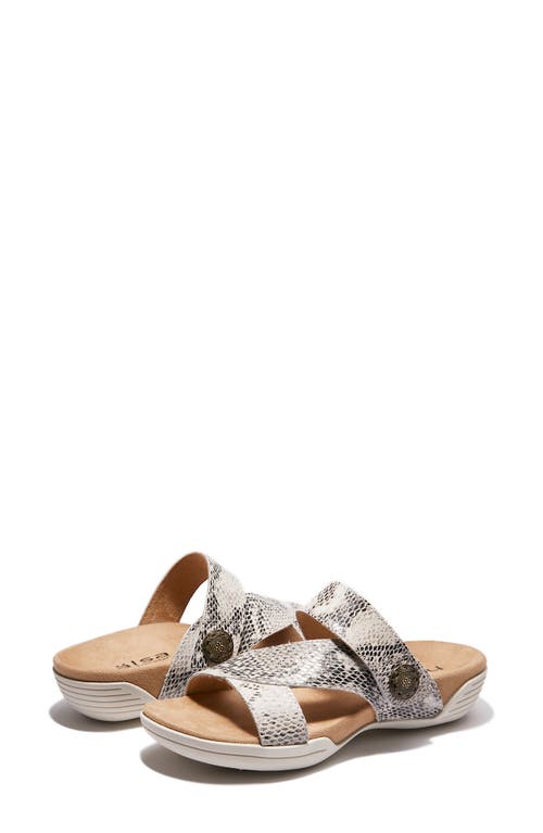 Halsa Footwear Hälsa Footwear Desiree Sandal In Beige/silver