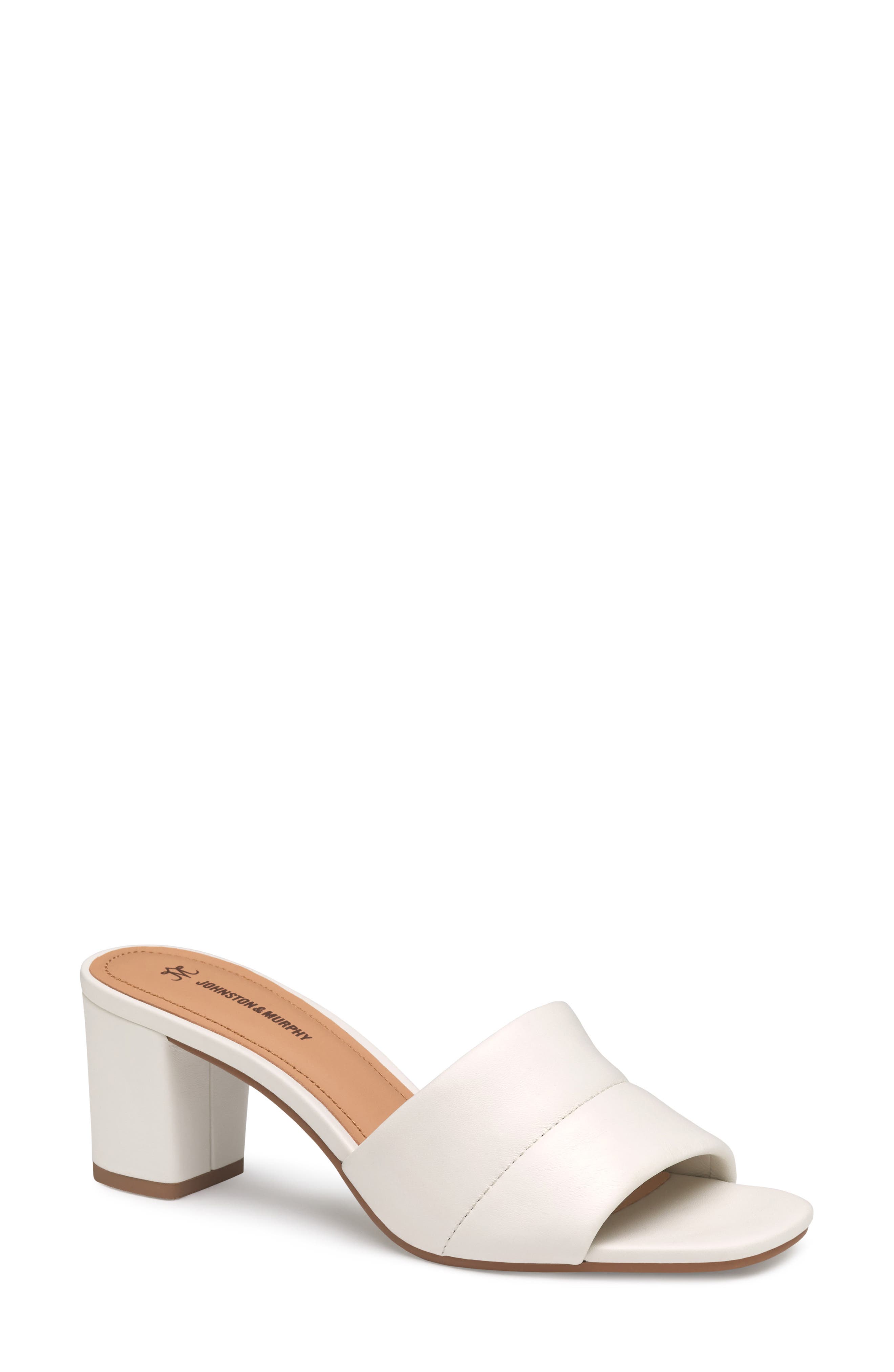 ボトムを作り続け40年 JOHNSTONMURPHY ジョンストンアンドマーフィー レディース サンダル シューズ Evelyn Metallic  Suede Two Banded Slide Sandals 通販