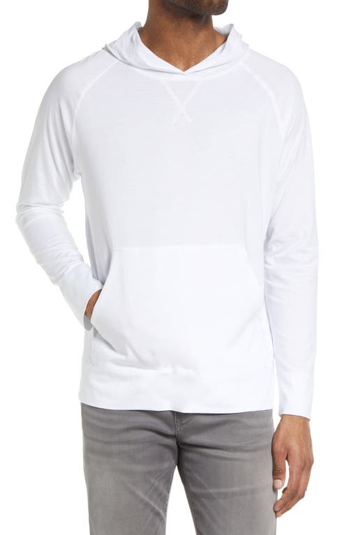 Pima Cotton Hoodie in Whiteout