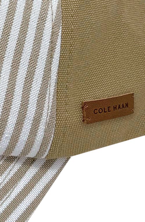 Cole Haan Street Style Baseball Cap In Camel Stripe