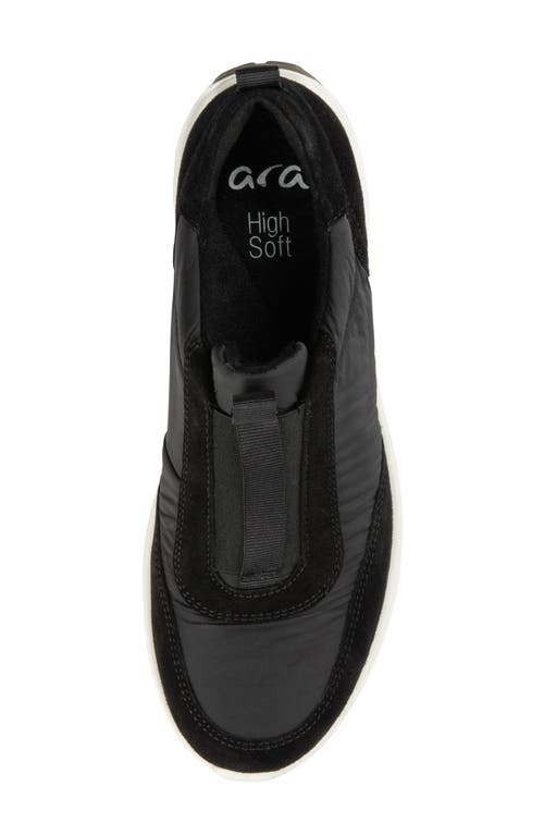 Ara Nerine Slip-on Sneaker In Black