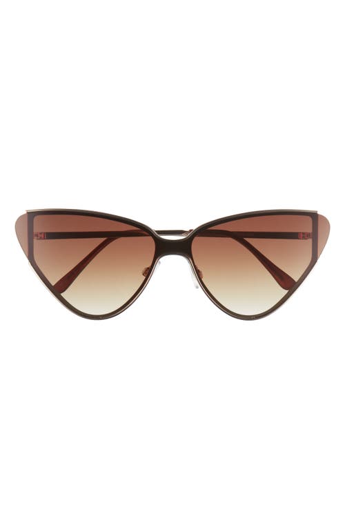 BP. 51mm Gradient Cat Eye Sunglasses in Gold- Brown at Nordstrom