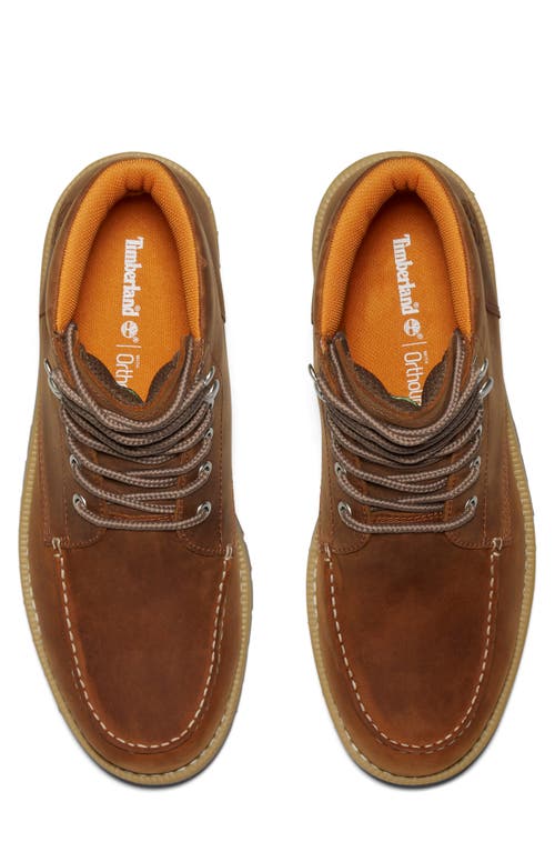 Shop Timberland Redwood Falls Waterproof Lace-up Boot In Saddle