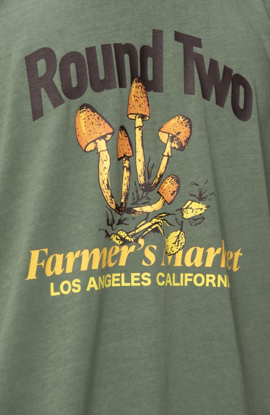 Shop Round Two Farmer's Market Graphic T-shirt In Moss