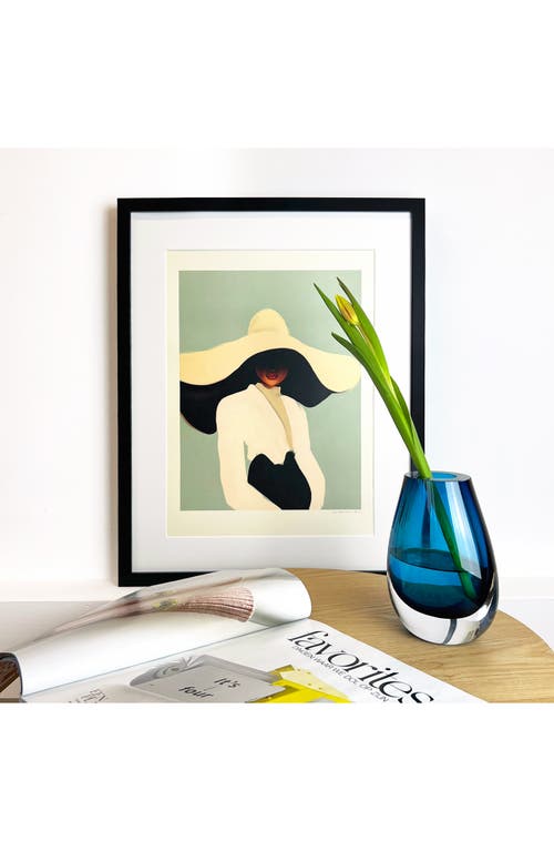 Cloudnola Drop Glass Vase In Cobalt