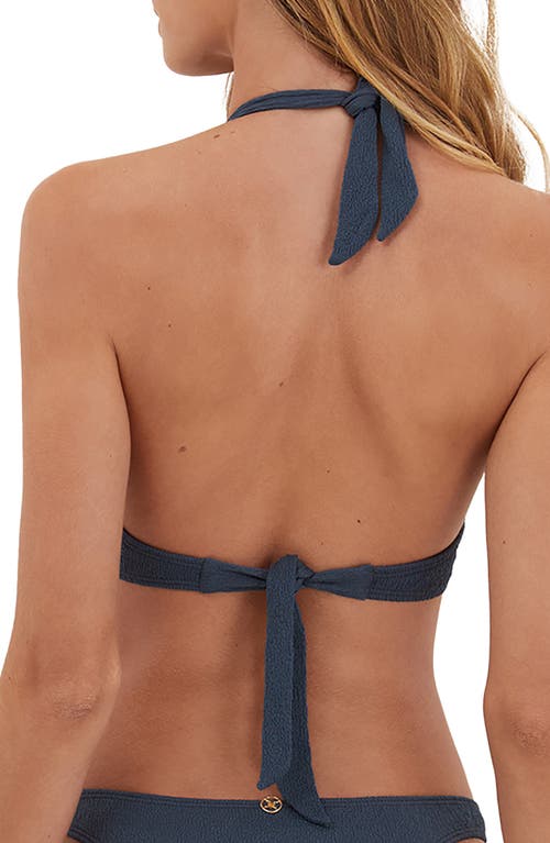 Vix Swimwear Firenze Becky Alanna Bikini Top In Blue