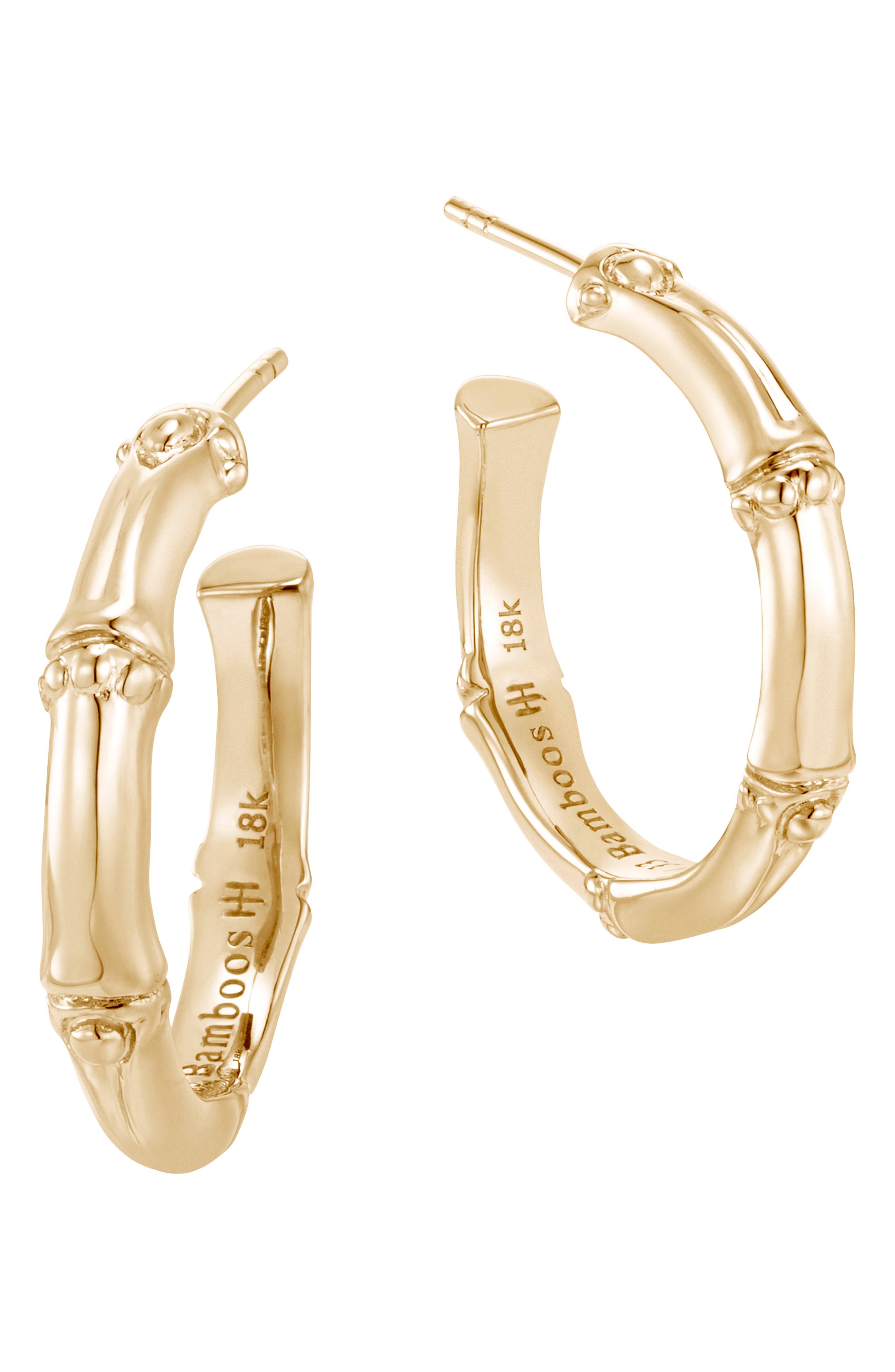 18k Gold Hoop Earrings | Nordstrom