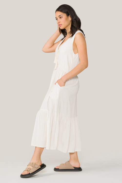 Shop Alala Seaside Dress In Bone