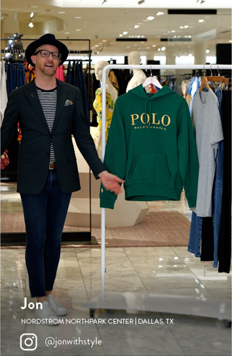 Polo Ralph Lauren Embroidered Logo Fleece Hoodie | Nordstrom