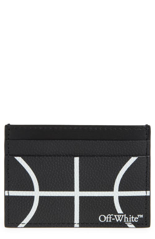 Off-white Basketball Card Holder In Black - White