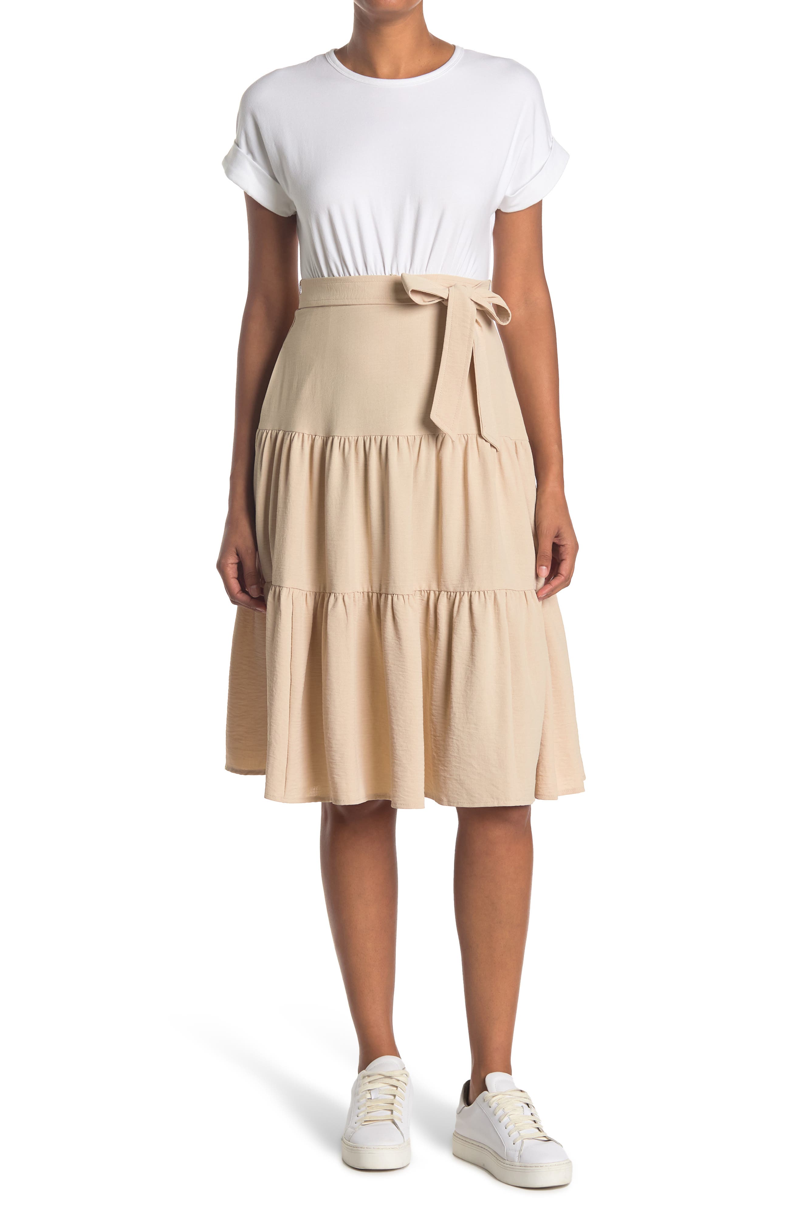 Donna Morgan Combo Short Sleeve Jersey 