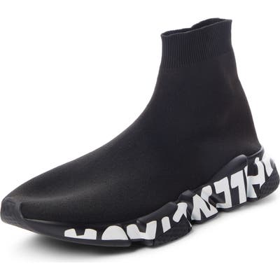 Balenciaga Speed Grafitti Sole Slip-On, US / 44EU - Black