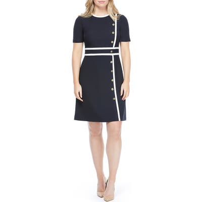 Maggy London Dorinda Button Trim Dress