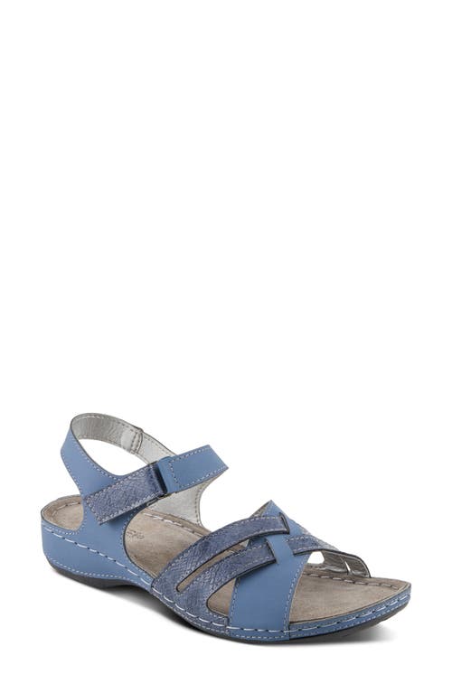 Flexus By Spring Step Alvina Sandal In Blue Multi