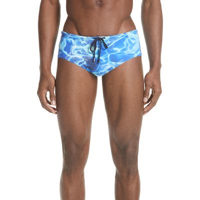 Vilebrequin Splash Jersey Swim Briefs, Blue