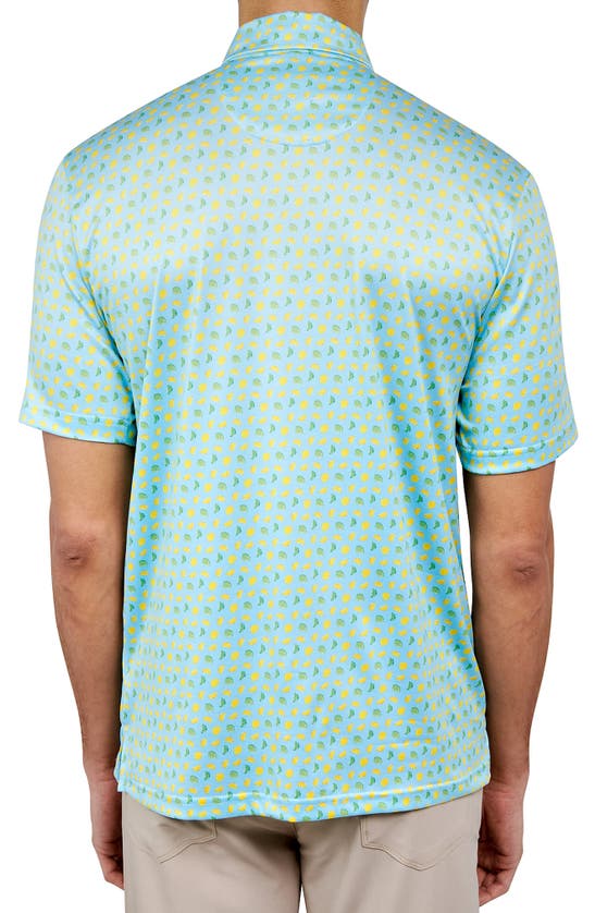 Shop Construct Lemon Lime Golf Polo In Mint Green