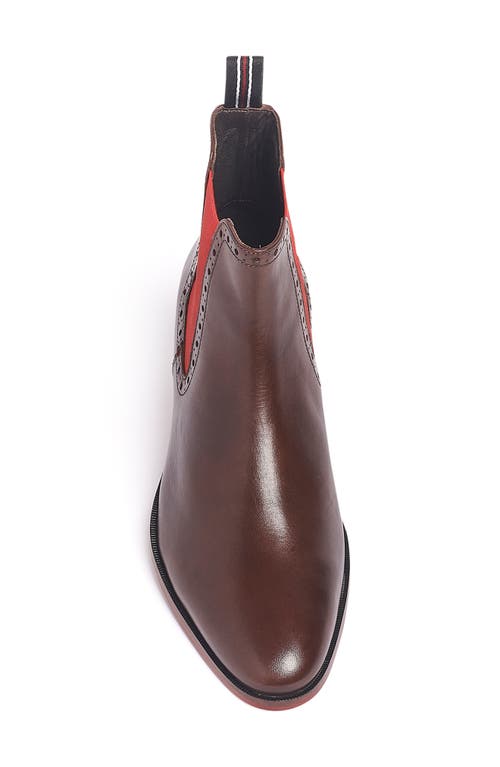 Carlos Santana Mantra Chelsea Boot In Dark Brown