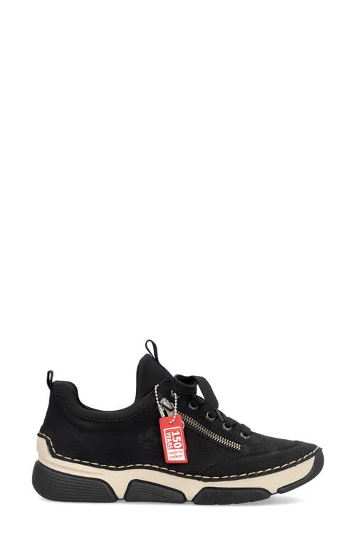 Shop Rieker Angela Sneaker In Black/black