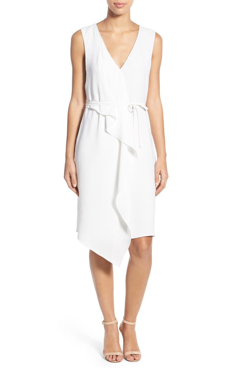 Adrianna Papell Drape Front Faux Wrap Dress | Nordstrom