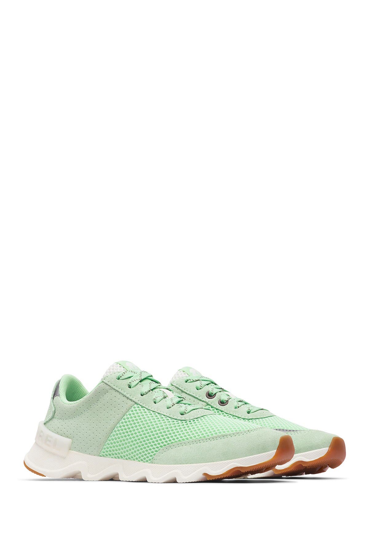 mesh lace up sneakers