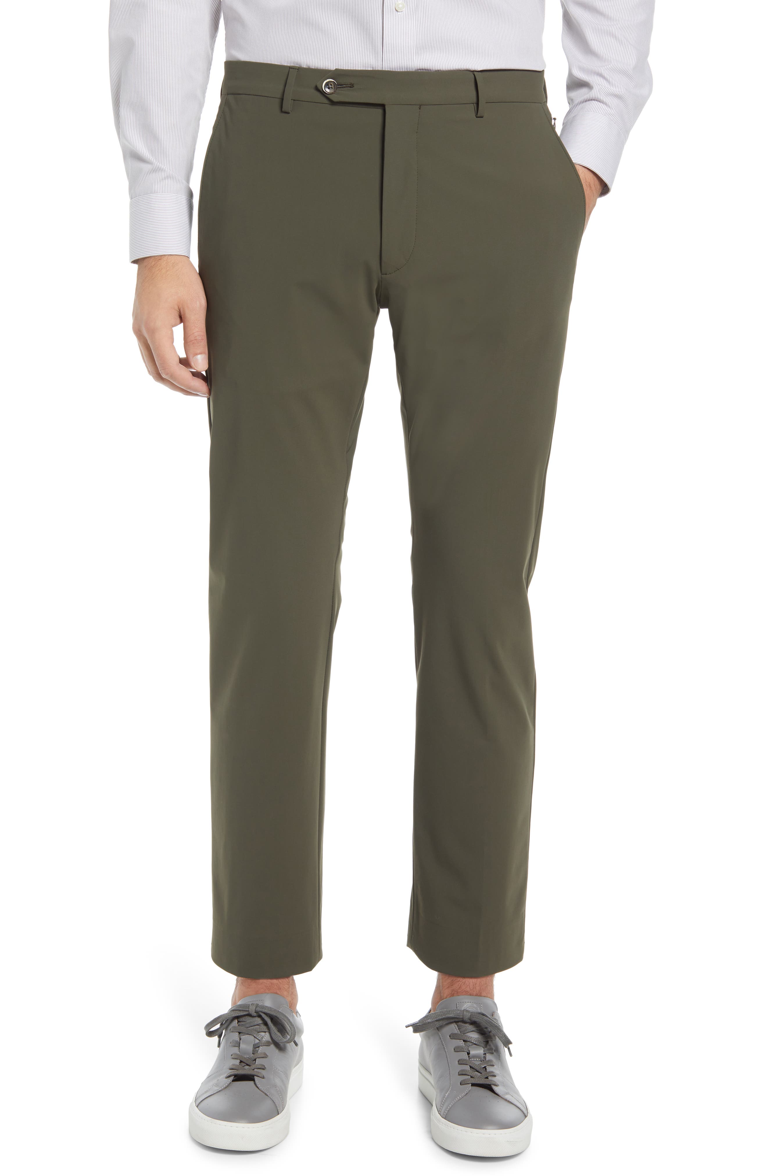 mens green dress pants