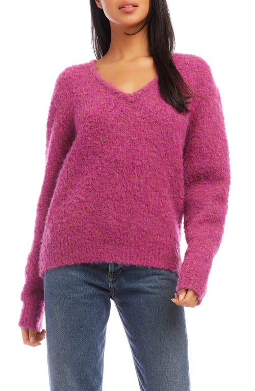 FIFTEEN TWENTY V-Neck Sweater in Pink