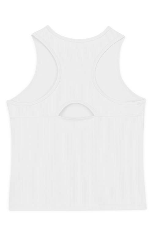 Shop Nike Kids' Dri-fit Victory Tank In White/white/black