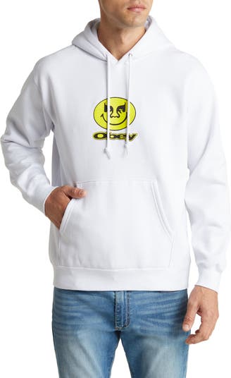 Obey Grin Smiley Graphic Hoodie Nordstromrack