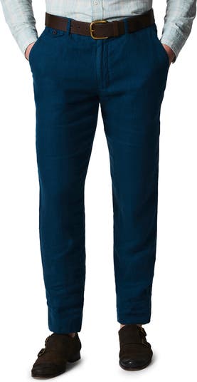 Billy Reid Moore Garment Dyed Linen Trousers Nordstrom