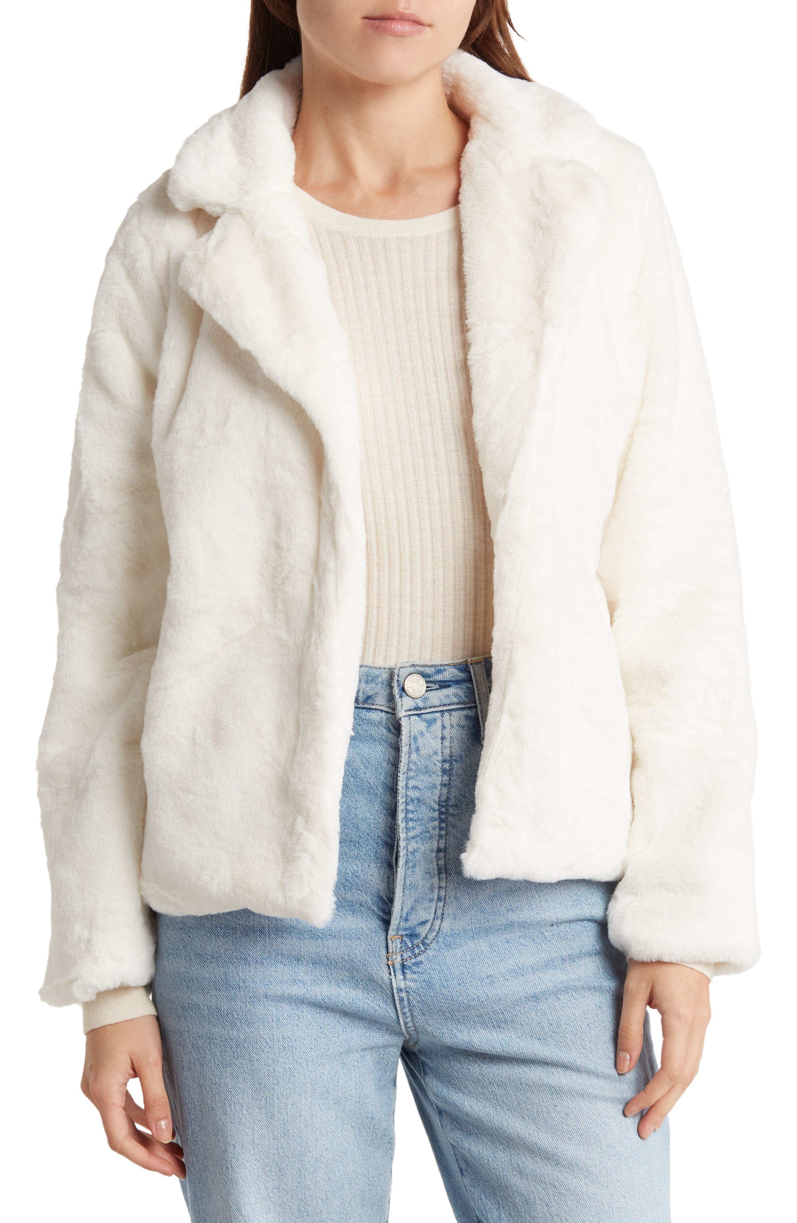 Natural Whistles Synthetic Teddy Overshirt in Beige Womens Clothing Jackets Fur jackets 