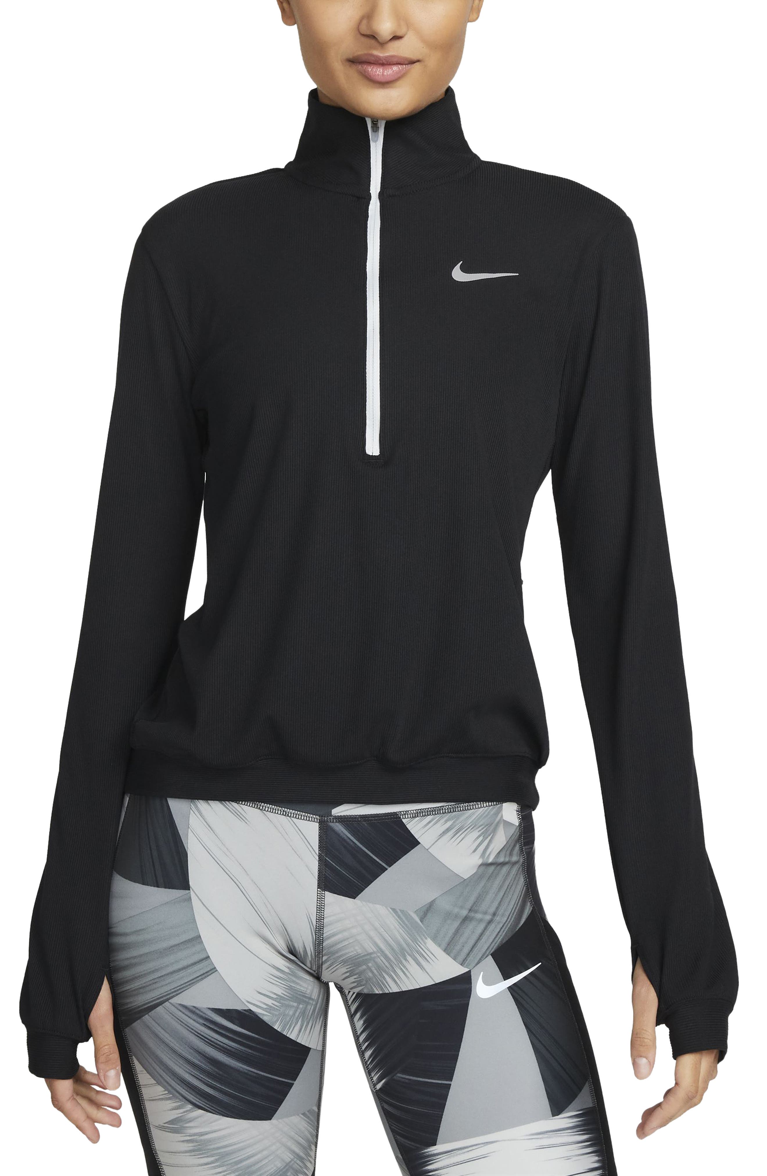 women's quarter zip pullover nike