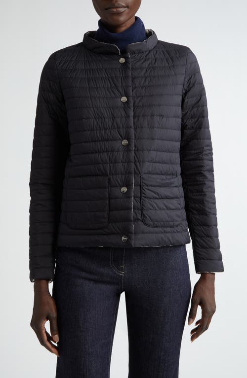Herno Ultralight Reversible Down Puffer Jacket 9394 Black To Grey at Nordstrom, Us