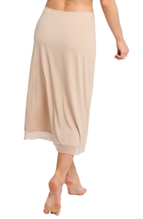 Shop Montelle Intimates Midi Half Slip In Sand