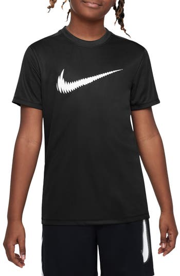 Nike Kids' Dri-fit T-shirt In Black