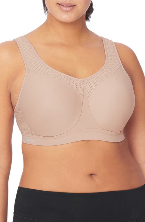 High Impact Seamless Underwire Sports Bra in Cafe