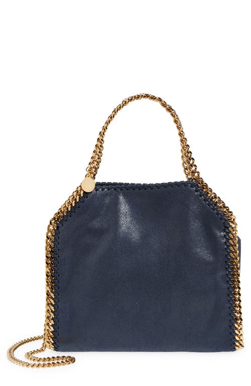 Stella McCartney Mini Falabella Faux Leather Tote in 4044 Mood Indigo at Nordstrom