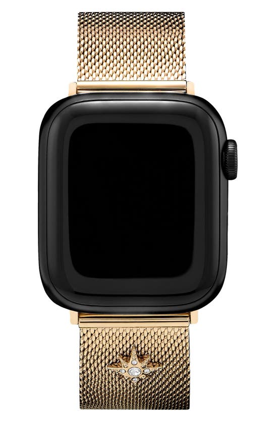 Olivia Burton Celestial Mesh Apple Watch Bracelet, 38-41mm In Gold