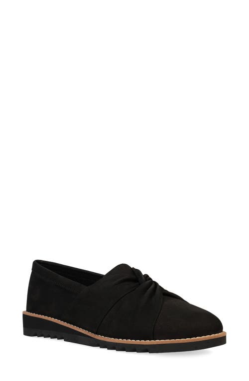 Eileen Fisher Enna Twisted Loafer in Black 