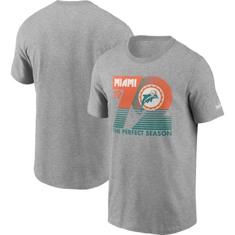 Miami Dolphins Nike Reflective Long Sleeve T Shirt - Mens