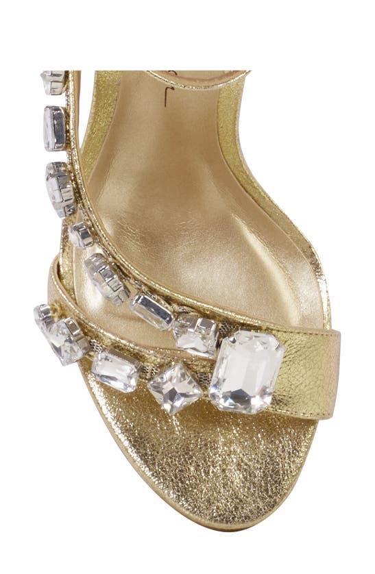 Jessica Simpson Raela Ankle Strap Sandal In Gold