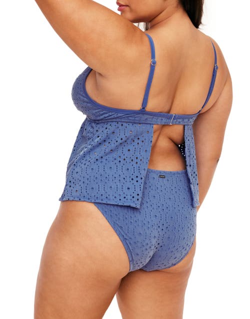 Shop Adore Me Bailee Swimwear Tankini Top In Dark Blue