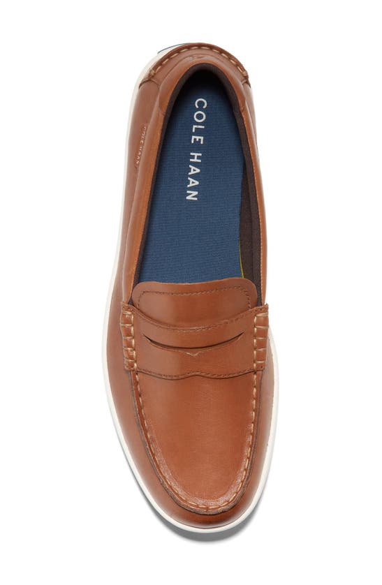 Shop Cole Haan Nantucket Penny Loafer In Ch British Tan/ Ivory