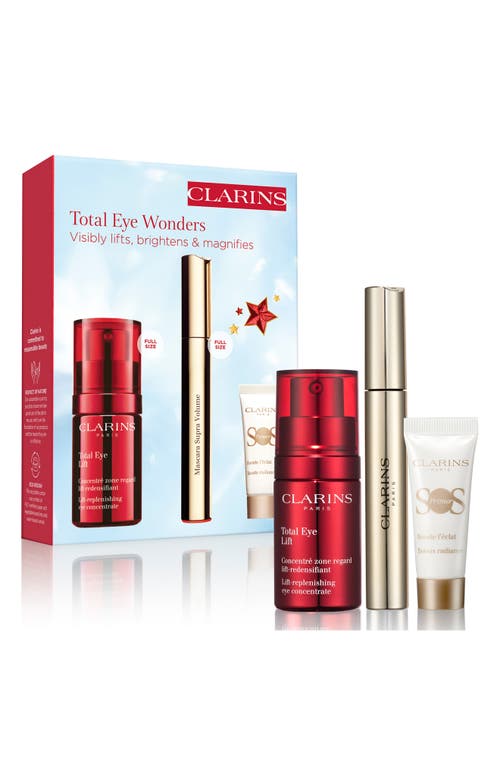 Clarins Total Eye Wonders Set (Limited Edition) $135 Value 